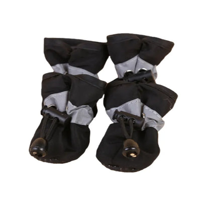 4pcs/Set Waterproof Pet Dog Shoes  Anti-Slip Rain Boots Footwear for Small Cats Dogs Puppy Dog Pet Booties Pet Paw Accessories