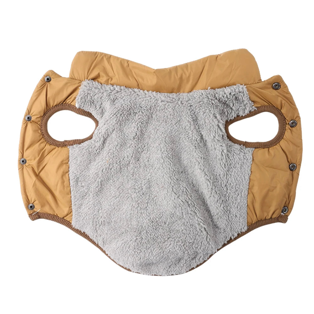 Pet Dog Vest Jacket Autumn Winter Warm Fleece Dog Coat Clothes for Small Medium Dogs Thick Chihuahua French Bulldog Pug Clothing