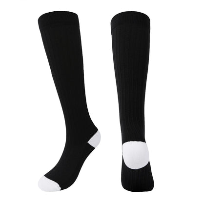 1pair Men's Football Socks, Breathable Sweat-Absorbing Sock for Super Foot Bowl