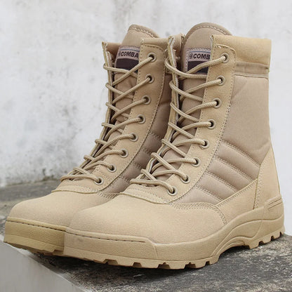 2026 New Tactical Boots Men Boots Special Force Desert Combat Male Boots Outdoor Hiking Boots Ankle Shoes Men Tactical Boots