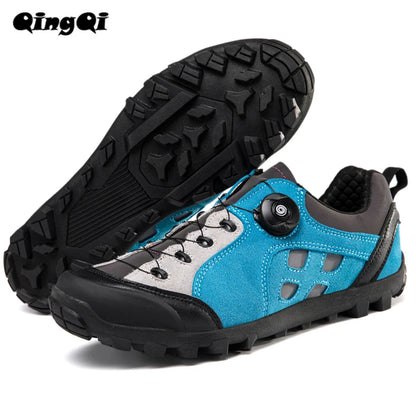 QQ-TB199  Mens Cycl Shoes MTB Shoes Cycling Shoes Hiking Shoe MTB Gravel Road Bicycle Sneakers for Men Tenis Masculino Size39-50
