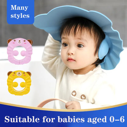 Baby Shower Soft Cap Adjustable Hair cover