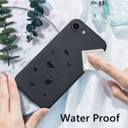 For iPhone 8 Case for iPhone SE 2022 2020 7 8 Cover Case Luxury Shockproof Soft TPU Liquid Silicone Phone Back Case for iPhone 8
