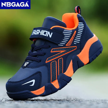 Children Boys Shoes School Sports Fashion Leather for Kids Tennis Casual Sneakers Children's Boy Running 7-12 Years Walking Shoe