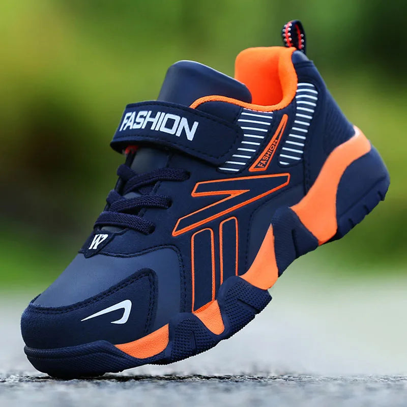 Children Boys Shoes School Sports Fashion Leather for Kids Tennis Casual Sneakers Children's Boy Running 7-12 Years Walking Shoe