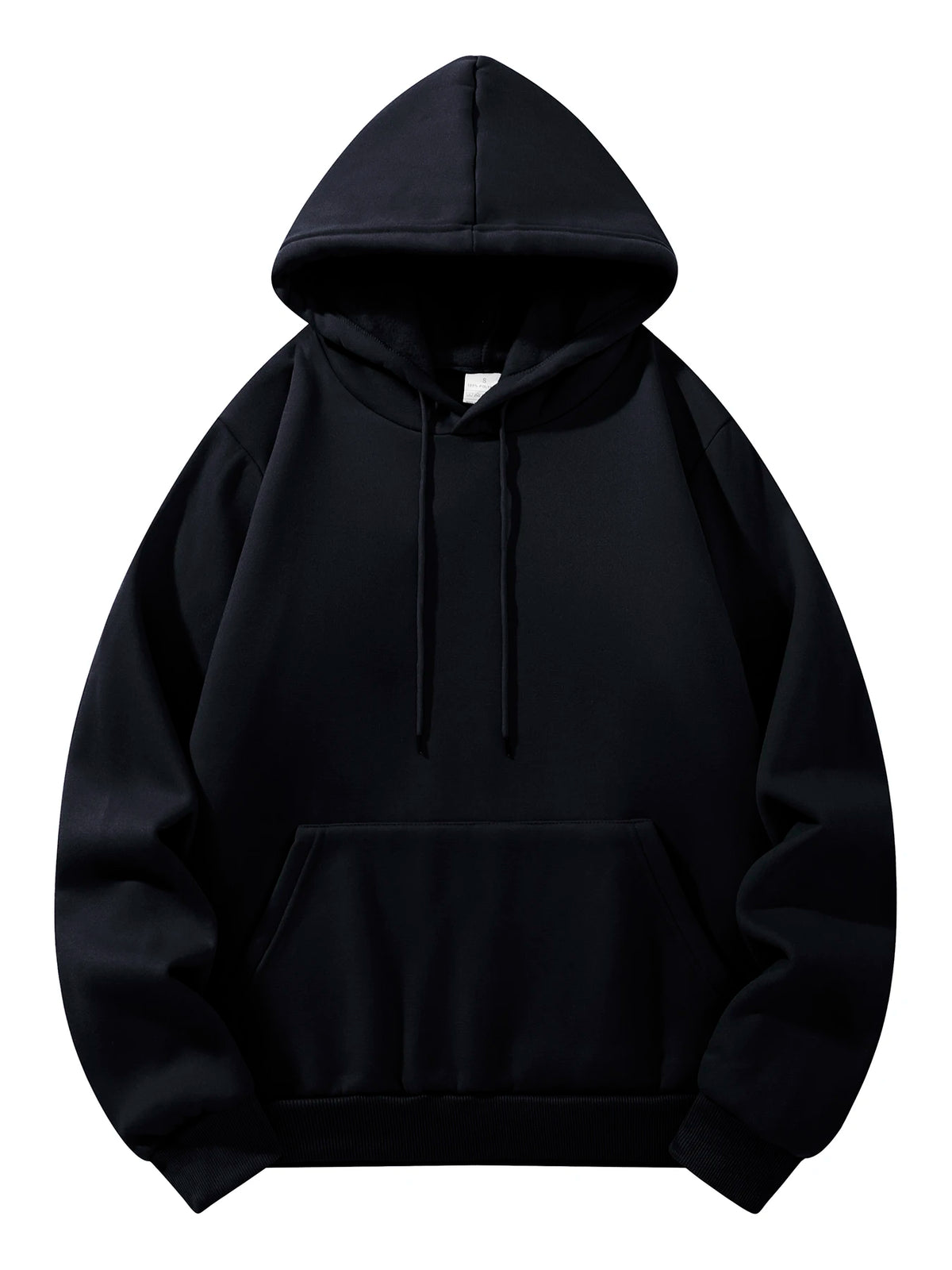 Faith Over Fear Printed Thickened Hoodies for Men Autumn and Winter Drawstring Pullover Sweatshirt Casual Commute Clothing