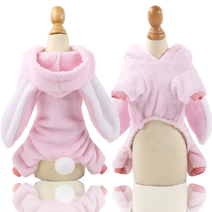 Fleece Dog Clothes Cosplay Pet Hoodies Winter Warm Dog Coat Jacket for Small Dogs Jumpsuits Chihuahua Yorkie Clothes Pet Apparel