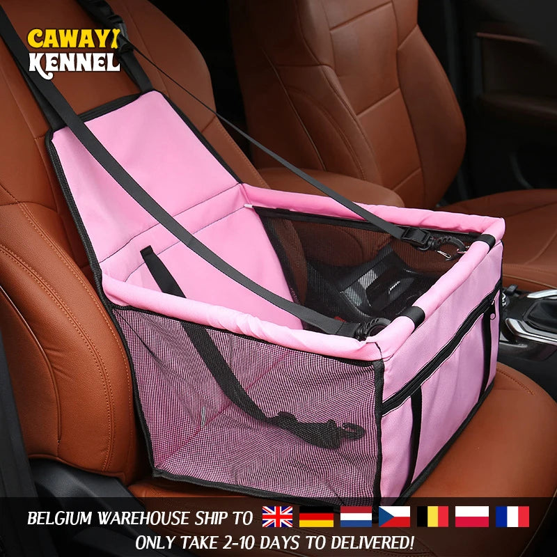 CAWAYI KENNEL Travel Dog Car Seat Cover Folding Hammock Pet Carriers Bag Carrying for Cats Dogs Transportin Perro Autostoel Hond