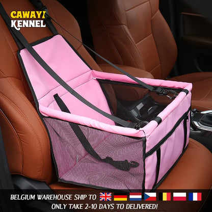 CAWAYI KENNEL Travel Dog Car Seat Cover Folding Hammock Pet Carriers Bag Carrying for Cats Dogs Transportin Perro Autostoel Hond