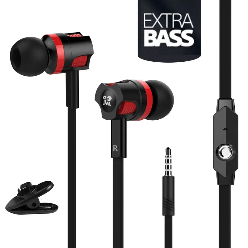 3.5mm Earphones Noodles Headsets Sport Earbuds With Microphone Headphones for Meizu Samsung Galaxy A50 for Huawei Honor