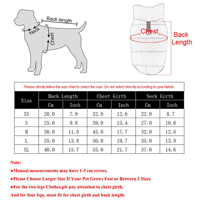 Pet Dog Vest Jacket Autumn Winter Warm Fleece Dog Coat Clothes for Small Medium Dogs Thick Chihuahua French Bulldog Pug Clothing