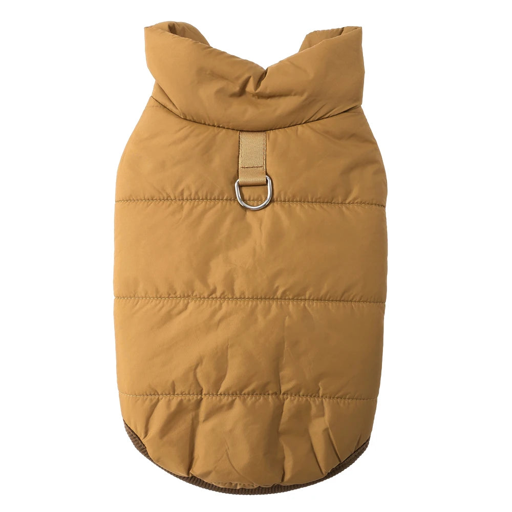 Pet Dog Vest Jacket Autumn Winter Warm Fleece Dog Coat Clothes for Small Medium Dogs Thick Chihuahua French Bulldog Pug Clothing