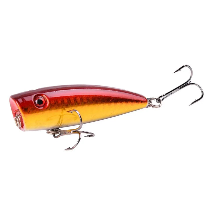 Aorace 1pcs Big Popper Fishing Lure Artificial Fishing Bait Crankbait Wobbler High Carbon Steel Hook Fishing Lures