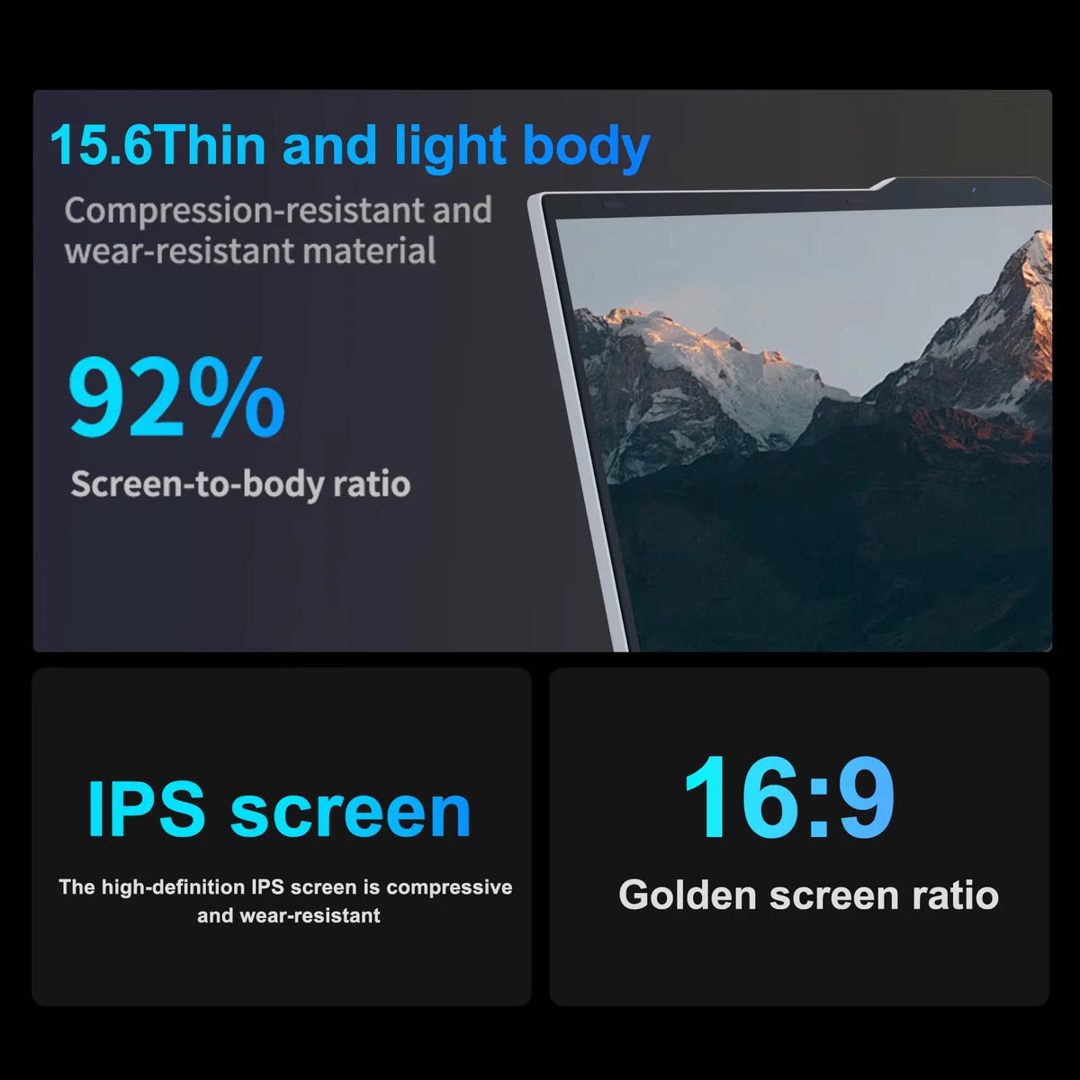 2026 Intel Core I9-9900/I3-6100 15.6' Laptop 16GB RAM 1/2tb SSD Windows 11 Pro Fingerprint Unlock Office Game Backlight Laptop