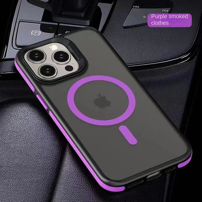 Magnetic Luxury Matte Translucent Shockproof Case for iPhone 17 16 15 11 13 12 14 Pro Max Plus for Magsafe Wireless Charge Cover