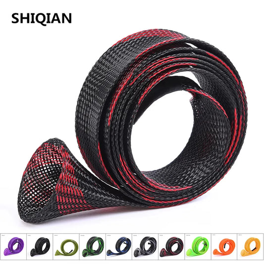 Fishing Rod Sock Fishing Rod Cover Fishing Rod Braided Net Protector Fishing Tool for Spinning Rods, Casting Rods, Ice Rods
