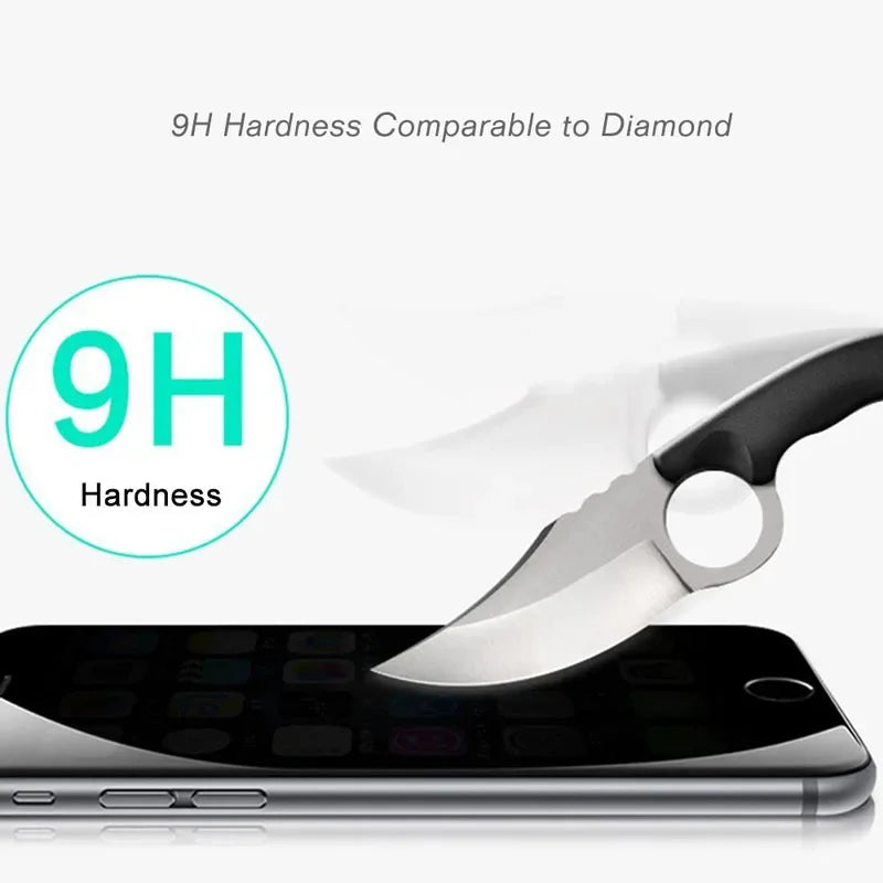 1-2Pcs Private Tempered Glass for iPhone 14 13 12 11 16 17 18 Pro Max Anti-Spy Screen Protectors for iPhone 15 16 Plus