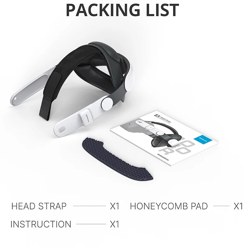 BOBOVR E3 Head Strap for Quest 3S Elite