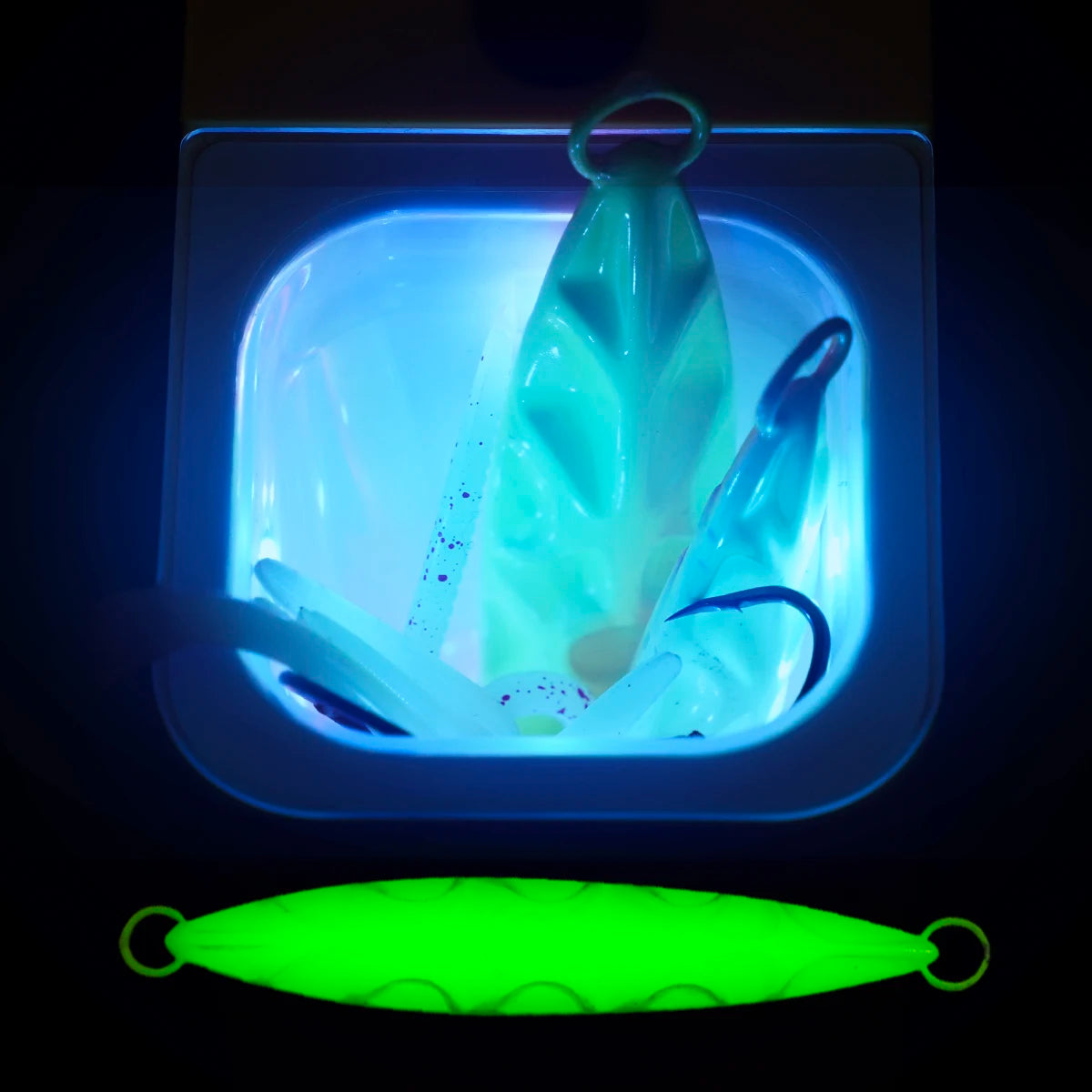 UV Lighter for Fishing Jig Lure Fishing Lighter Seawater Fishing Tool to Fill the Light FIshing UV Lighter