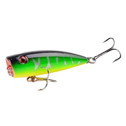 Aorace 1pcs Big Popper Fishing Lure Artificial Fishing Bait Crankbait Wobbler High Carbon Steel Hook Fishing Lures