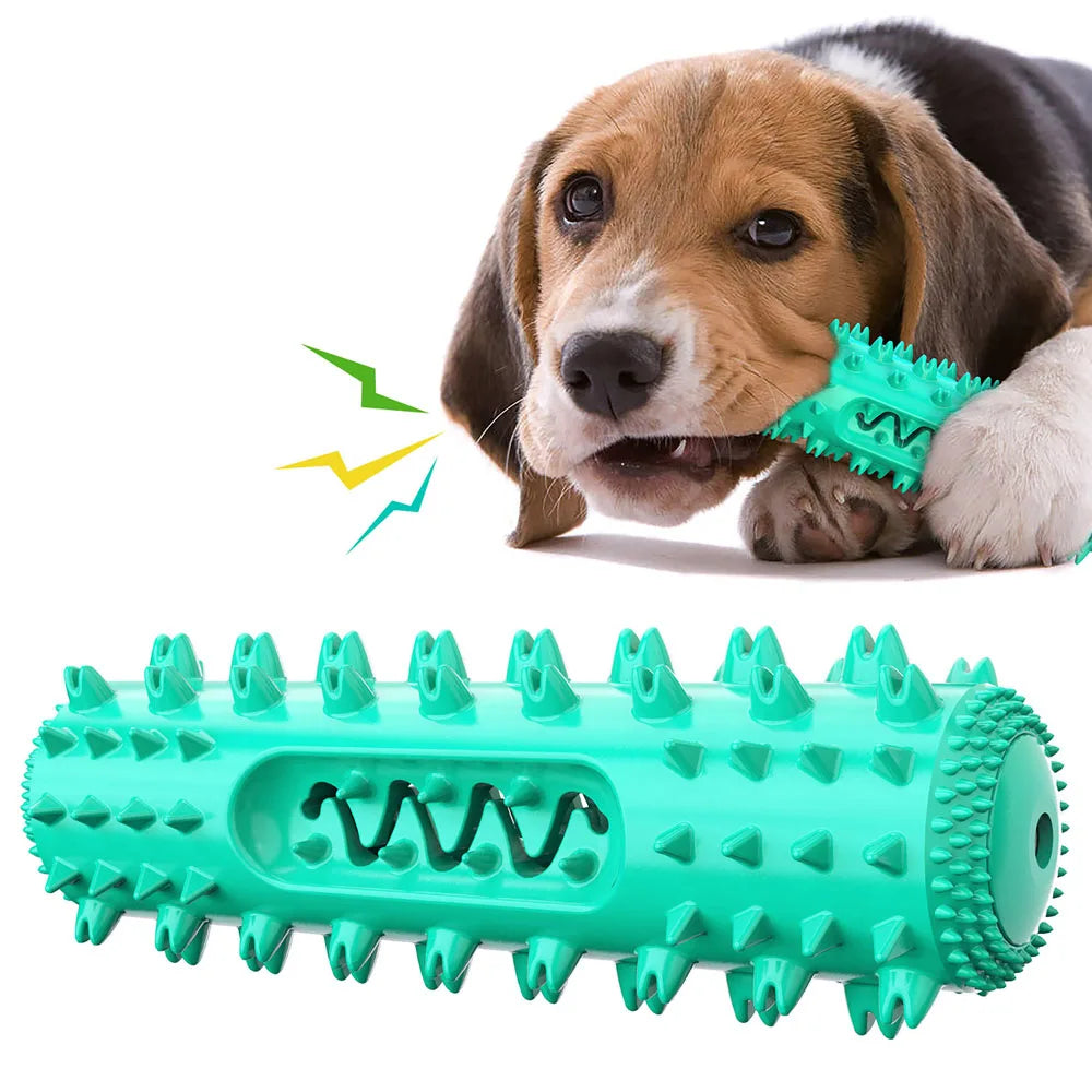 Dog Molar Toothbrush Toys Chew Cleaning Teeth Elasticity Soft Puppy Dental Care Extra-Tough Pet Cleaning Toy Supplies Dog Toys