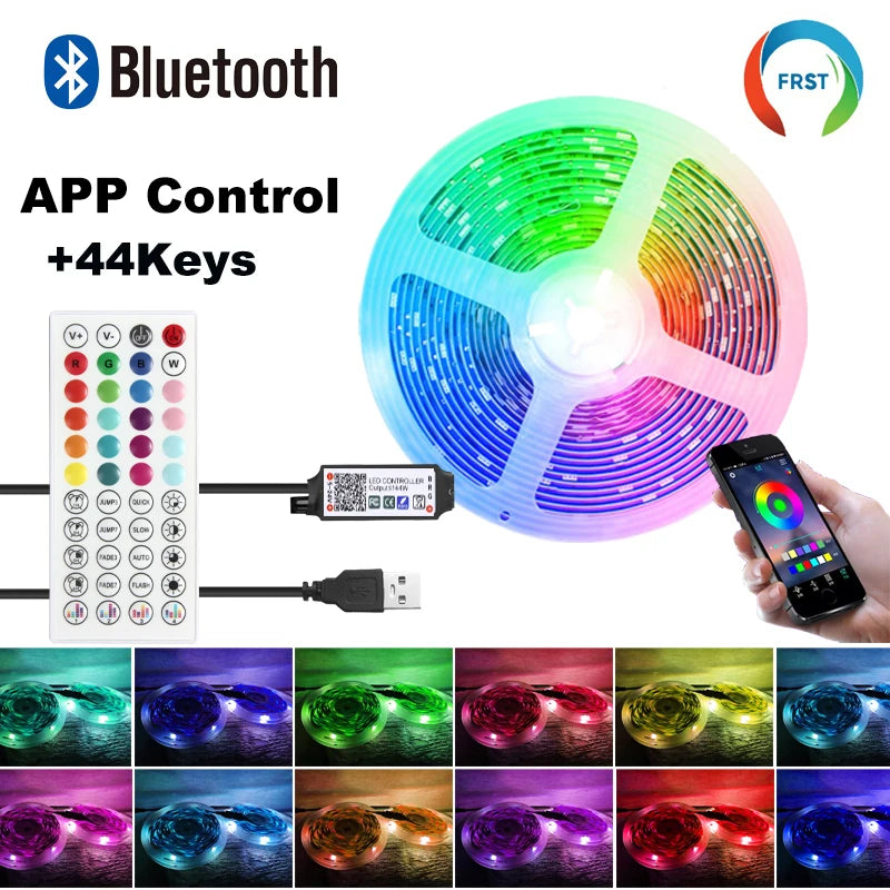 Color RGB 5050 LED Strip Bluetooth Tape