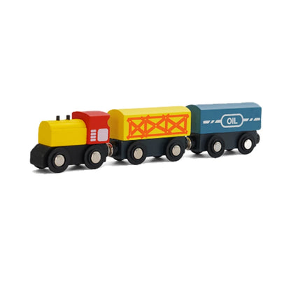 Wooden Track Electric Locomotive Train Magnetic Car Toy for All Brand Wooden Train Track Railway Toys for Kids Educational Toys