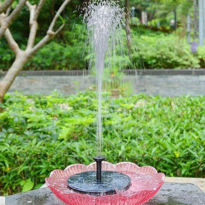 7V Solar Fountain Watering Kit Power Solar Pump Pool Pond Submersible Waterfall Floating Solar Panel Water Fountain for Garden