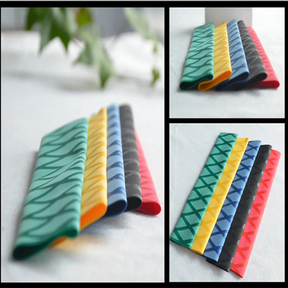 1m Heat Shrink Tube Fishing Waterproof Anti-Skid Wraps Fishing Rod Badminton Racket Sleeve PVC Tube Grip Cable Sleeve