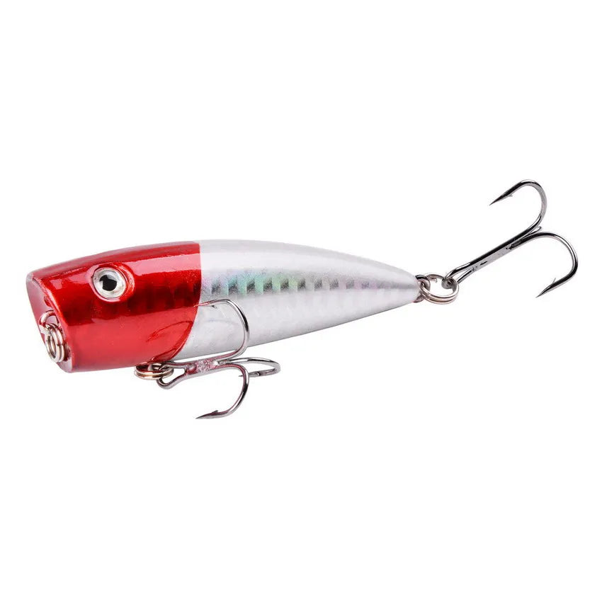 Aorace 1pcs Big Popper Fishing Lure Artificial Fishing Bait Crankbait Wobbler High Carbon Steel Hook Fishing Lures