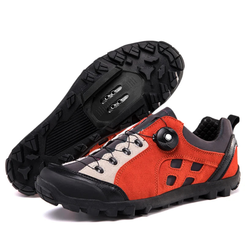 QQ-TB199  Mens Cycl Shoes MTB Shoes Cycling Shoes Hiking Shoe MTB Gravel Road Bicycle Sneakers for Men Tenis Masculino Size39-50