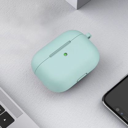 3rd Gen Earphone Case for AirPods 3 Apple Earphone Protective Case With Hook Hole Silicone Airpods Case Cover Earbuds Ear Pads