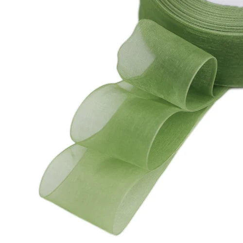 40mm Organza Ribbons Wholesale Gift Wrapping Decoration Christmas Ribbons