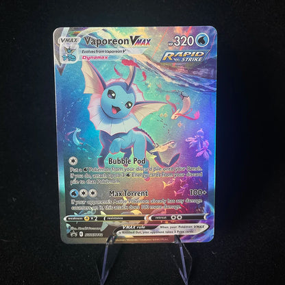 Anime PTCG Trading Card Vaporeon Lillies Clefairy Ex Gengar Vmax Rule Holographic Game Collection Card Child Holiday Gifts