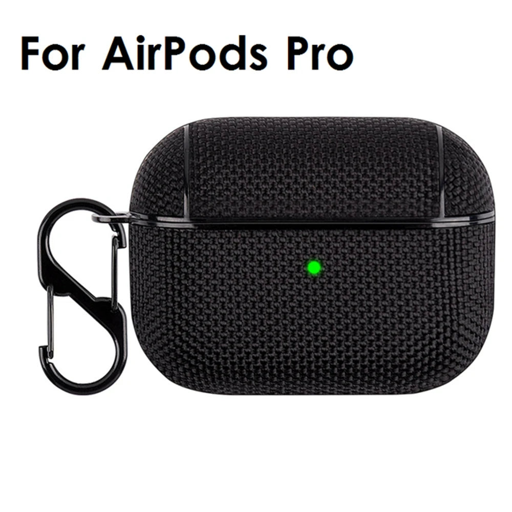 Nylon Hard Plastic Case for AirPods Pro 2 Case for AirPods Pro2 3 3rd USB C Case Wireless Headset for AirPod Air Pods Pro2 Cover