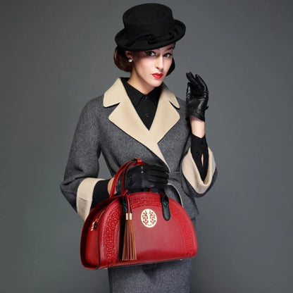 High Quality Fashion Handbags New Women's Bag Bride Bag Chinese National Wind Embroidered Shoulder Tide Handbag