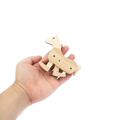 Slope Non Powered Walking Toy Office Science Decompression Toys Solid Wood Toy for Children Teacher Collector