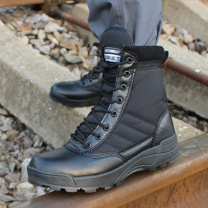 2026 New Tactical Boots Men Boots Special Force Desert Combat Male Boots Outdoor Hiking Boots Ankle Shoes Men Tactical Boots