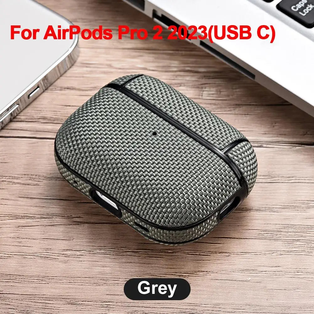 Nylon Hard Plastic Case for AirPods Pro 2 Case for AirPods Pro2 3 3rd USB C Case Wireless Headset for AirPod Air Pods Pro2 Cover