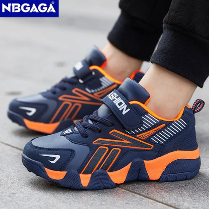 Children Boys Shoes School Sports Fashion Leather for Kids Tennis Casual Sneakers Children's Boy Running 7-12 Years Walking Shoe