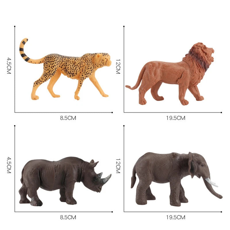 High Quality PVC Jurassic Dinosaurs World Action Figures Decoration Tyrannosaurus Brachiosaurus Rex Model Toy for Christmas Gift