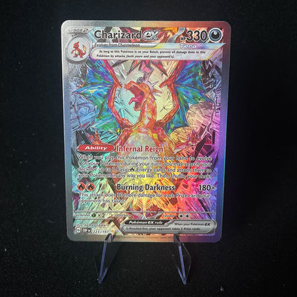 Anime PTCG Trading Card Vaporeon Lillies Clefairy Ex Gengar Vmax Rule Holographic Game Collection Card Child Holiday Gifts