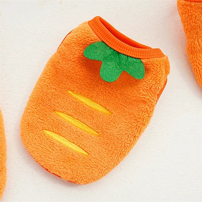 Cute Dog Clothes Winter Vest for Small Dogs Cats Warm Pets Sweater Soft Flannel Puppy Puffer Jacket Dog Accessories Supplies Xxs