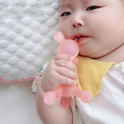 Silicone Teether Toys Baby Nursing Teether Gifts Newborn Cartoon Rabbit Teether Toys Teething Infant Chewing Toy