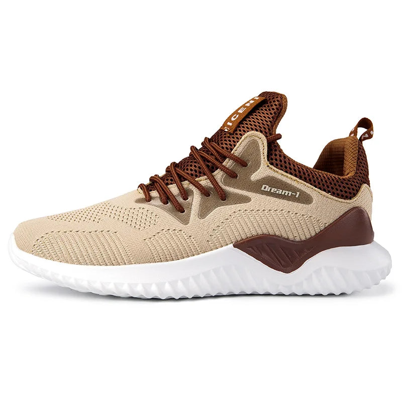 New Fashion Men's Shoes Portable Breathable Running Shoes Large Size Sports Shoes Comfortable Walking Jogging Casual Shoes