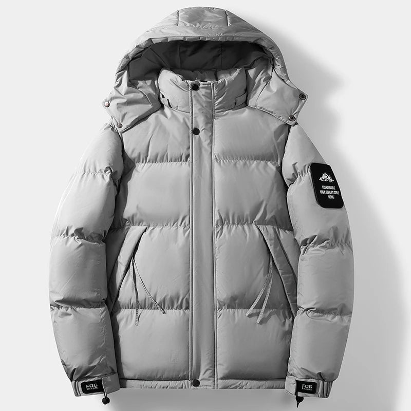 Winter Outdoor Sports Leisure Windproof Breathable Warm Cotton Clothing Comfortable Fashionable Trendy Men's Hooded Jacket