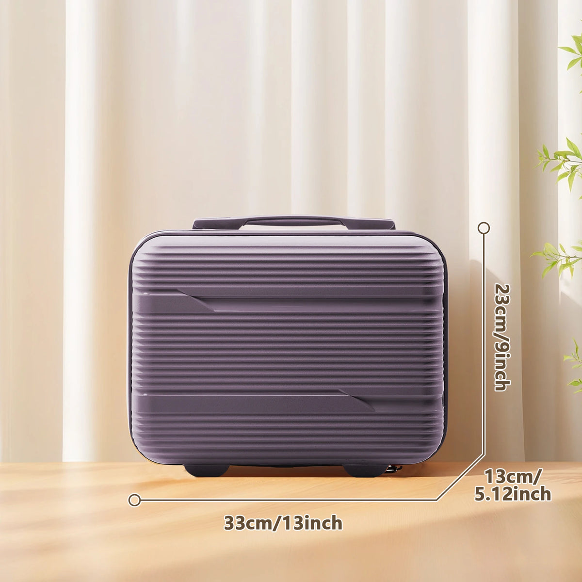 2024 New Durable13/20/28 Carry-On Suitcase - PP Material, Zippered & Password Lock, for Travel,Business Trip Cabin Luggege Trunk