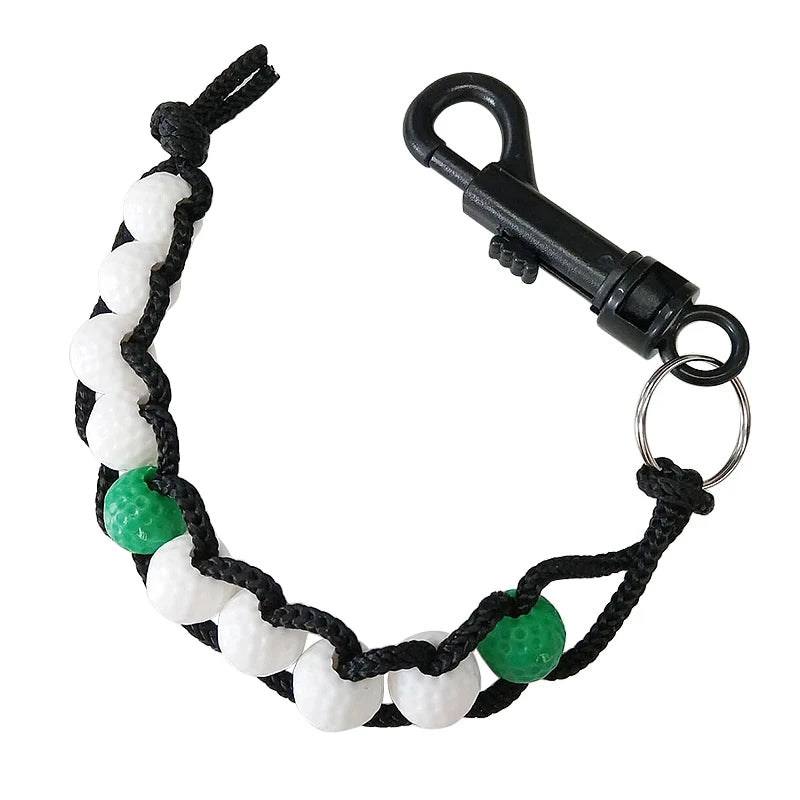 Golf Score Counter Golf Stroke Score Counter Plastic Golf Ball Beads Putt