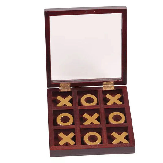 3D Tic Tac Toe Game Wood XOXO