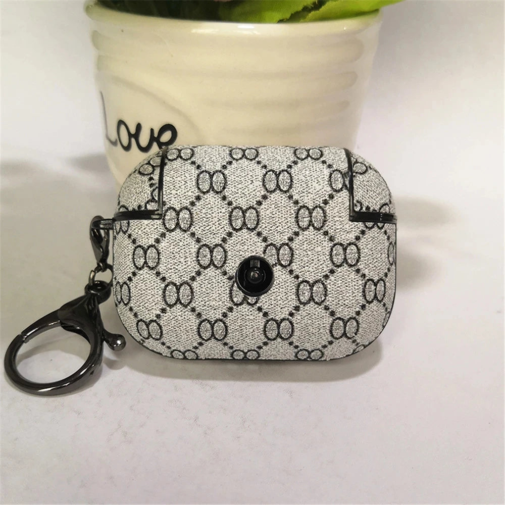 Luxury Cover for Airpods 3 Pro 2 1 Earphone Bag Protective Case Air Pod Box With Keychain for Airpods Pro Cases